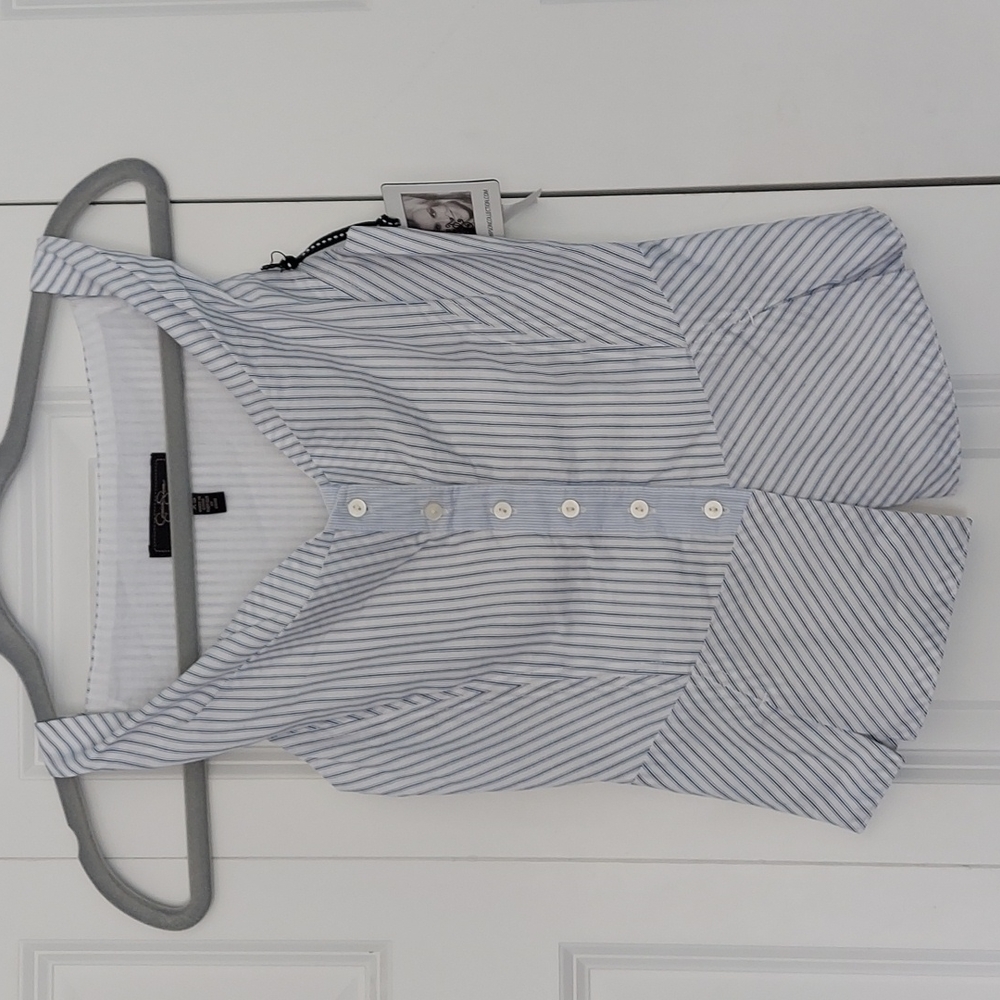 NWT Jessica Simpson xs peplum top